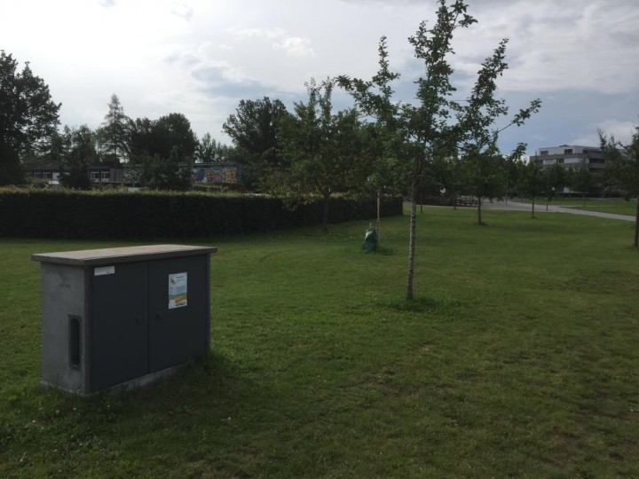 Standort Postentafel Brünnepark